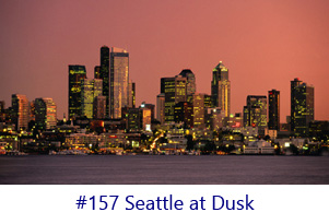 Seattle at Dusk Screen Image