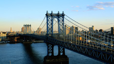 60" TV Screen Image #101 Manhattan Bridge (Screen Print Only. 60 Inch TV Prop Not Included)