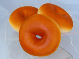 Bagels - Set of 3 Whole Fake Bagels