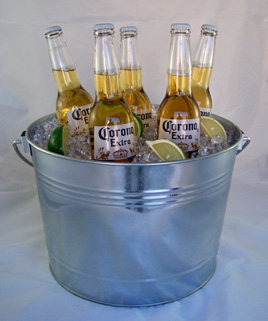 Bucket of Beer on Ice