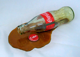 Spilled Bottle of Coke
