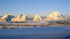 Laptop Screen Image #138 Grand Tetons in the Winter Screen Image (Laptop Screen Image Only. Laptop Prop Not Included)