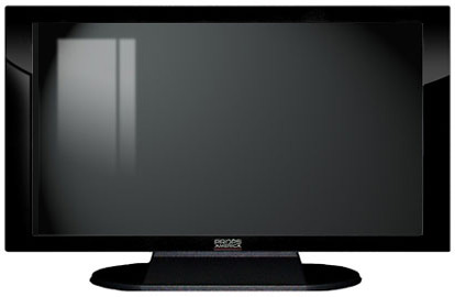 27" TV Prop Plasma-LED Flat Screen TV in Gloss Black on Matte Black-XX Style Series